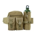 thumbnail image 1 of ESULOMP Multi Functional Waist Pack Single Shoulder Hip Belt Bag Packs Water Resitive Waist Bag Pouch Hiking Climbing Outdoor Bumbag with Water Bottle Pocket Khaki, 1 of 7