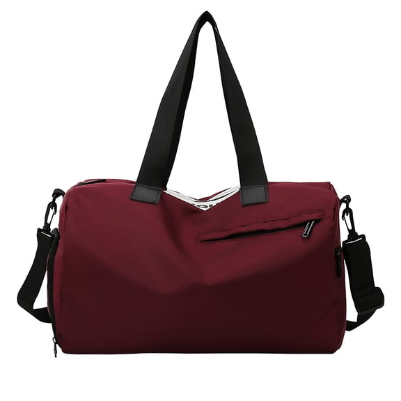 ESULOMP Travel Duffel Bag Sports Tote Gym Bag Shoulder Weeken-Der Overnight Bag Wet & Dry Separation Fitness Bag Hand-Held One-Shoulder Yoga Exercise Wine