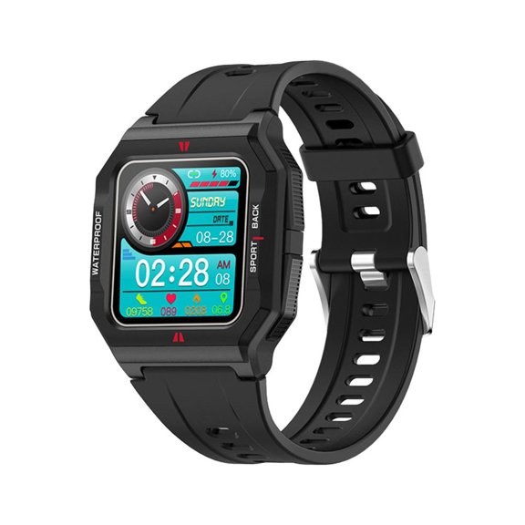 JOGZMZ 1.3 Inch IPS Screen Custom Dial with Multiple Sports Modes Message Reminder Long Battery Life IP68 Waterproofs Smartwatch