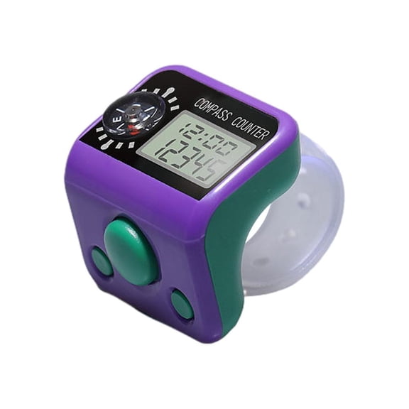 JOGZMZ Finger Counter Can Be Resets By Clicking on The Manual Digital Clicker for Digital Pitchs Electronic LCD Display Finger Digital Counter