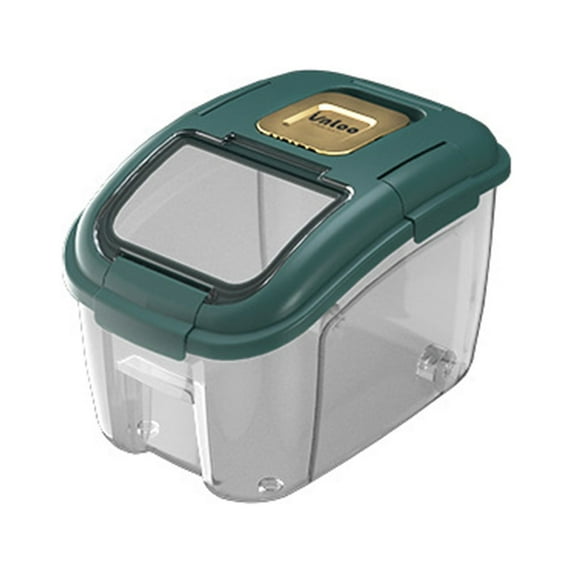 JOGZMZ Household Portable Rice Bucket, Sealed Rice Container, Flour Storage Container, Cereal Dispenser, Household Rice Storage Container, Pet Food Storage Container