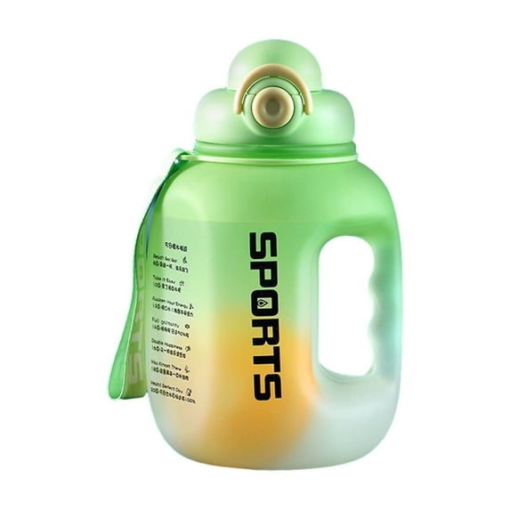 JOGZMZ New Outdoor Fitness Large-capacity Large Barrel High-value High-temperature Plastic Cup Boys and Girls Water Cup Kettle Cup, 4.72×4.72×8.66inch