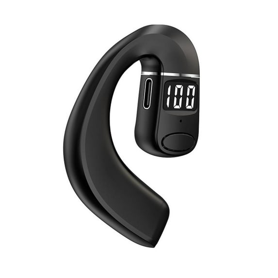 JOGZMZ Open Ear Wireless Bluetooth 5.3 Single Ear Business Sports Music Call Noise Reduction Ultra Long Battery Life Bluetooth Wireless Earphones