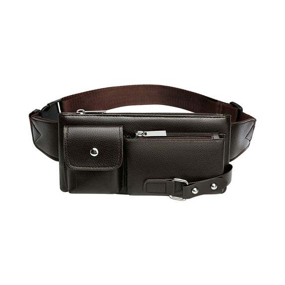 JOGZMZ Pack for Men & Women Travel Wallet Bag for Cell Phone Belt Bag Crossbody Bag for Travel Walking Running Hiking Cycling, 9.45x1.57x4.72in