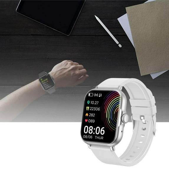 JOGZMZ Smart Watch Multiple Motion Modes Remote Control Photography Full Screen Fitness Watch for Android and IOS for Men Women