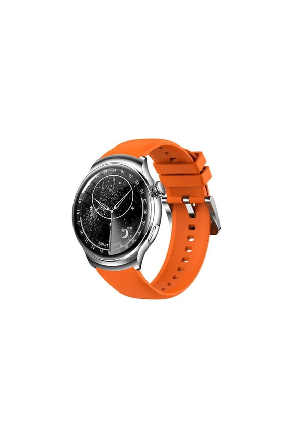 Smart Wearable Watch Multifunction HD Round Screen Wireless Magnetic Charging Custom Dial Motion Record IP68 Watertightness Bluetooth Music Playback Function