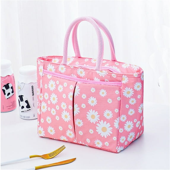 LSLJS Lunch Bag For Women & Men Bento Lunch Box Single-Shoulder Lunch Bag Large-Capacity Outdoor Picnic Bag Fresh-Keep Ice Pack For Office Work School Picnic Hiking Travel