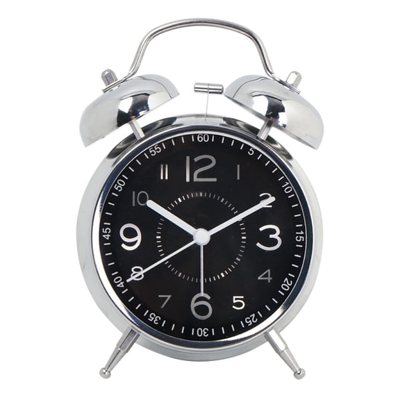 Back to School Savings!Nilvkv Alarm Clock Can Be Timed Fashion Night Light Quartz Galvanized Metal Precision Clock Suitable for Home School Student Use