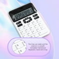 thumbnail image 1 of Back to School Savings!Nilvkv Solar Battery Dualuse Purpose Calculator 12-digit Portable Calculator with Large Buttons for Study Business and Office Use, 1 of 4