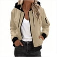 thumbnail image 1 of Pohista My Items Rain coats waterproof Fall Jackets Women's Coat Solid Color Waterproof Windproof Rainproof Jacket Hooded Jacket, 1 of 9