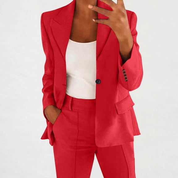 Pohista My Items Women's Blazer Jacket Winter Jackets Fashion Casual Solid Long Sleeve Tops Button Cardigan Coat Top