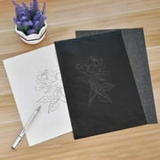 Back to School Savings! Suncoda Carbon Paper Sheets, 50 Sheets Carbon Paper for Tracing Graphite Paper Black 11.67"x8.25" Inch for Tracing Drawing Patterns on Wood Canvas Fabric Sketch Drawing