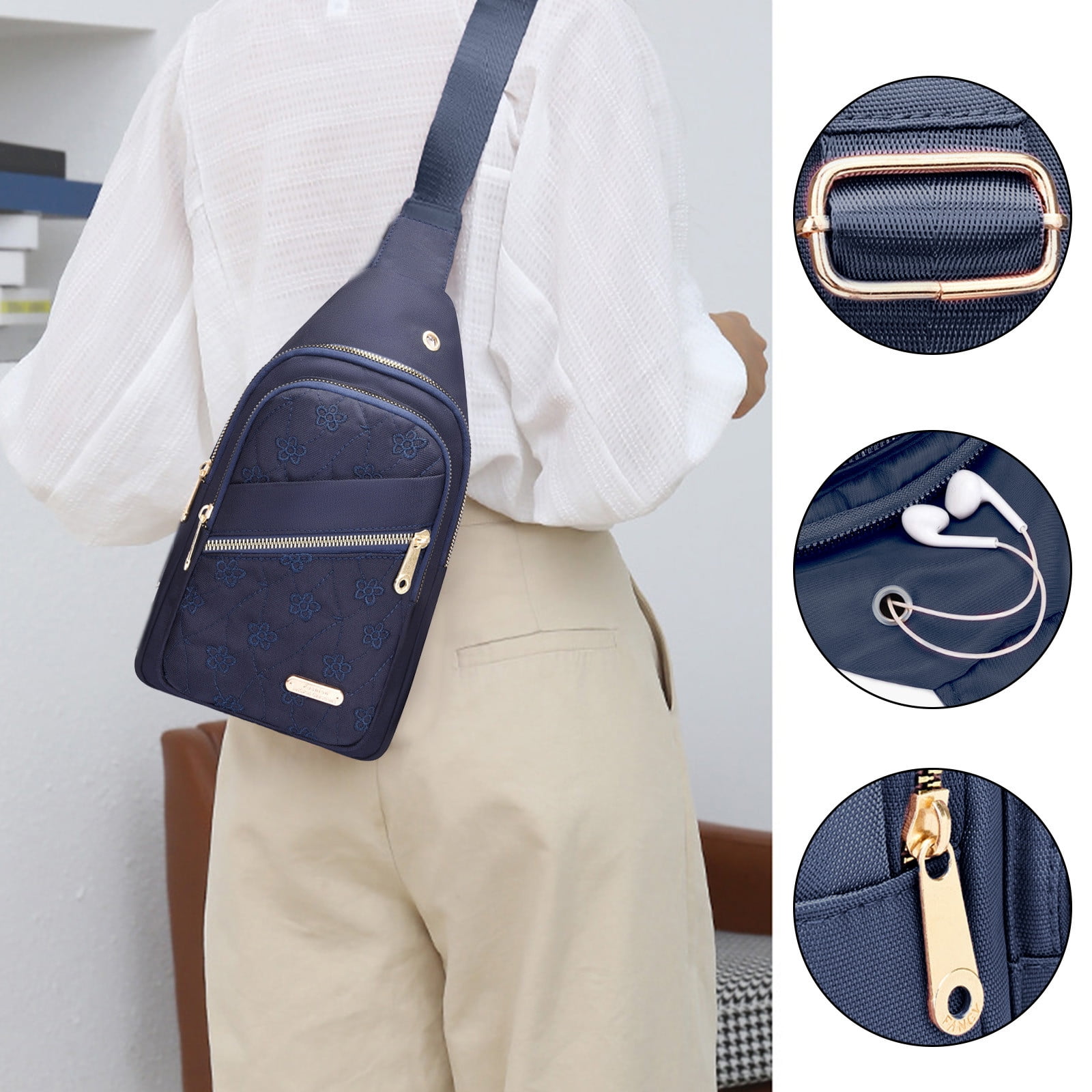 Suncoda Sling Bag for Women, Crossbody Sling Backpack Small Sling
