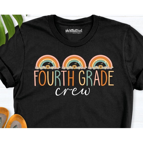 Back To School Shirt 4Th Grade, Fourth Grade Teacher Shirt, First Day Of School Shirt,School Teacher Crew Shirt, Fourth Grade Shirt For Girl TSHIRT All Size S-5XL
