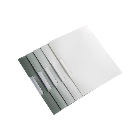 Back to School Supplies,A4 Lever Arch File Folder 5PCS Transparent Side Opening Document Folder Rotating Lever Clip Organizer for Exam Papers Reports Office and School Use