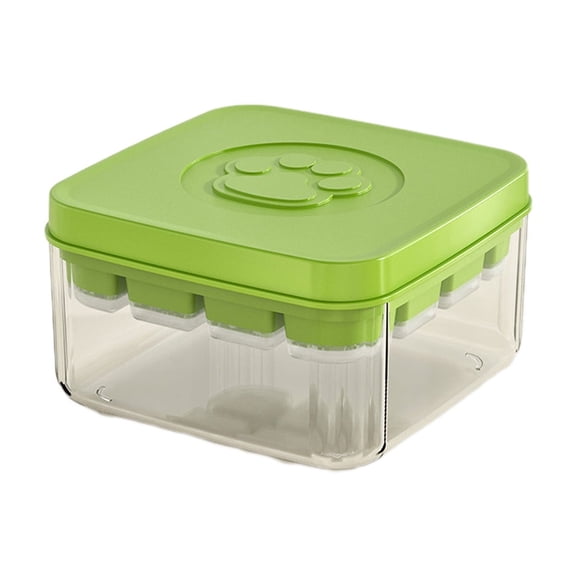 Back to School Supplies!Back to School Supplies!Ice Cube Tray,Ice Trays for Freezer with Lid,Ice Mold Tray,Ice Cube Molds Trays Novelty,Transparent Ice Moulds with Lid,Ice Storage Box Compartment
