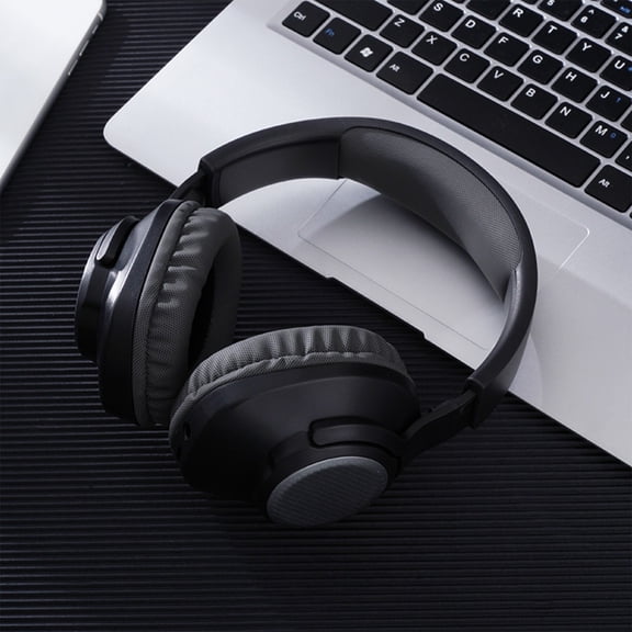 Back to School Supplies Clearance Bluetooth Headphones Over-Ear, Wireless Headphones With Microphone, HiFi Stereo Foldable Lightweight Headset For Cellphone & PC