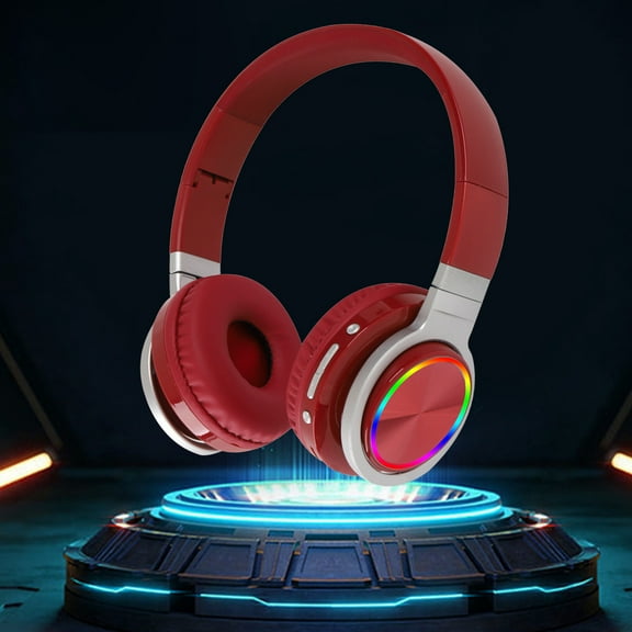 Back to School Supplies Clearance Headphones Wireless Bluetooth Headset Subwoofer Bluetooth Mobile Computer Game Music Sports Game IPX4 Waterproofs Headphones