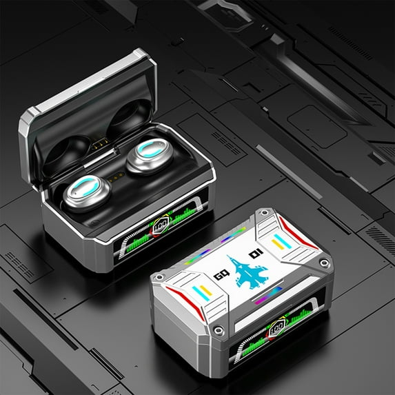 Back to School Supplies Clearance True Wireless Bluetooth Headset 5.3 Two-in-ear High Sound Quality Noise Reduction Mechanical Technology No Delay Cool Sports Headset