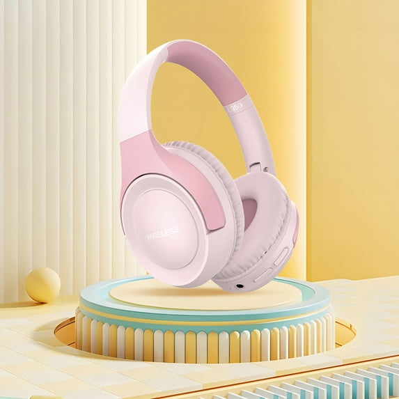 Back to School Supplies Sale Bluetooth Headphones Wireless Earbuds Over Ear Bluetooth Wireless Headphones Intelligent Noise Reduction HiFi Stereo Foldable Lightweight Headset With Deep Bass Clearance