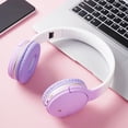 thumbnail image 1 of Back to School Supplies Sale Bluetooth Headphones Wireless Earbuds Over Ear Bluetooth Wireless Headphones Long Battery Life HiFi Noise Reduction Foldable Lightweight Headset With Deep Bass Clearance, 1 of 8