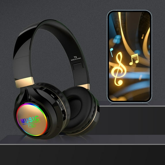 Back to School Supplies Sale Bluetooth Headphones Wireless Earbuds Over Ear Bluetooth Wireless Headphones Long Battery Life HiFi Noise Reduction Foldable Lightweight Headset With Deep Bass Clearance