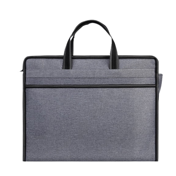 Back to School Supplies Sale!Document Bag Briefcase,Large Capacity Oxford Waterproof File Bag,Portable Notary Bag with Handle,Lightweight File Tote for Business,Files,Laptop,Document Storage Hangbag