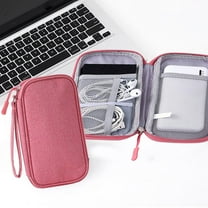 Back To School Supplies Sale,Electronics Accessories Organizer Pouch Bag,Universal Travel Digital Accessories Storage Bag for Portable Charger,Cables,Earphone,Phone,Customize Inside with Dividers