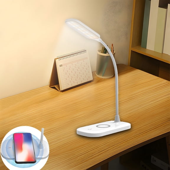 Back To School Supplies Sale,Led Kid Lights for Bedroom,Rreading Led Lights for Bedroom,LED Eye Protection Desk Lamp,Reading Wireless Charging Desk Lamp Desk,3 Class To Adjust Night Reading Lamp