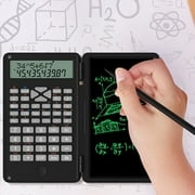 Back To School Supplies!Scientific Calculators for Students,School Calculator,Scientific Function Calculator with LCD Writing Tablet,12 Digits Line Display Handwriting Multifunctional Calculator
