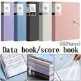 thumbnail image 1 of Back to School Supplies Skegnu 40 Page A4 Data Book, Music Score Folder, Certificate Collection Book, Test Paper Storage Book, Transparent Insert Folder, 1 of 4