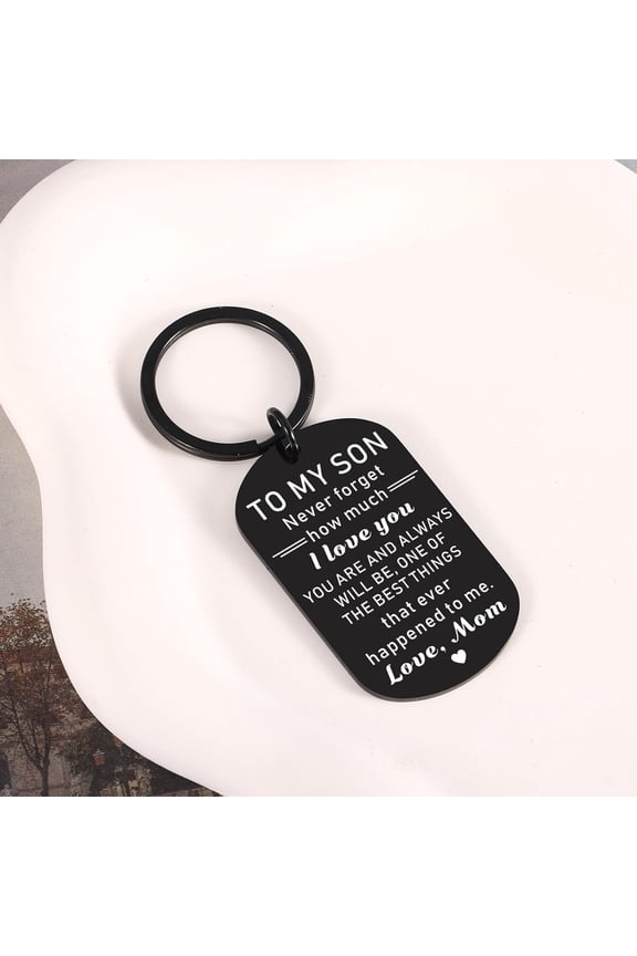 Back to School Supplies for Son, Cool Gifts for 18 Year Old , Gifts for Teen 17, Young Men Gift Age 20s, Birthday Gift for Teen 16-18, Adult Son Ideas, Inspirational Keychain to My Sos