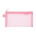 Back to School Supplies savings FAMTKT Pencil Case Transparent Mesh