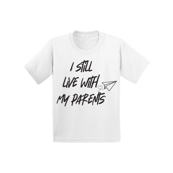 Back to School Toddler Shirts for Kids I Still Live With My Parents T Shirt Boys T Shirts School Theme Clothing Girls Toddler Shirts Funny School Gift for Children