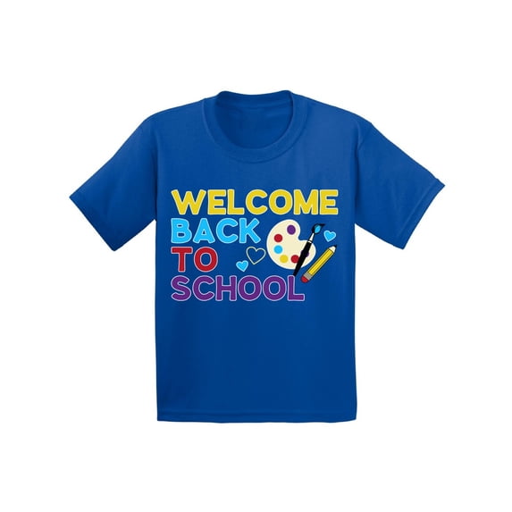 Back to School Toddler Shirts for Kids Welcome Back to School T Shirt Boys T Shirts School Theme Clothing Girls Toddler Shirts Funny School Gift for Children