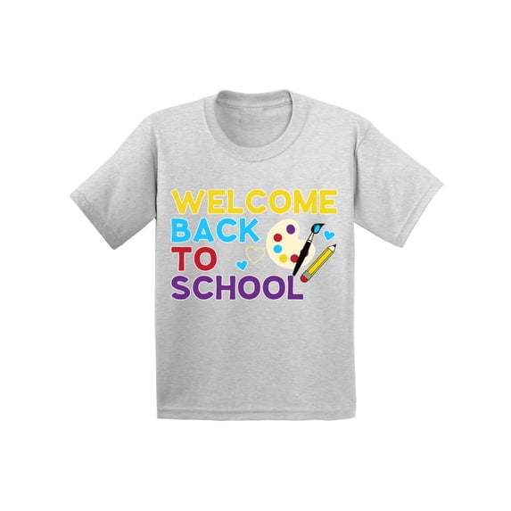 Back to School Toddler Shirts for Kids Welcome Back to School T Shirt Boys T Shirts School Theme Clothing Girls Toddler Shirts Funny School Gift for Children