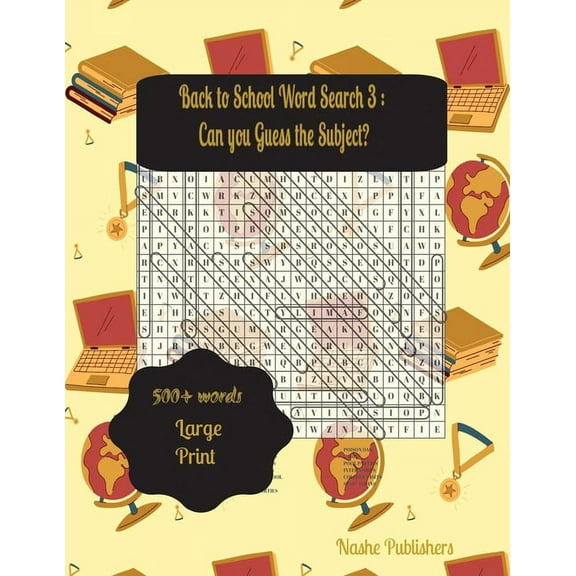Back to School Word Search Puzzles 3: A Fun Way to Sharpen Your Knowledge . Challenge Yourself with Exciting Word Search, (Paperback)