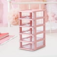 thumbnail image 1 of mtvxesu Tool Storage, Desktop Storage Box, Transparent Small Drawer Desk, Plastic Mini Storage Box, Rabbit Stationery Storage Box Storage Shell Shelf Storage, 1 of 4