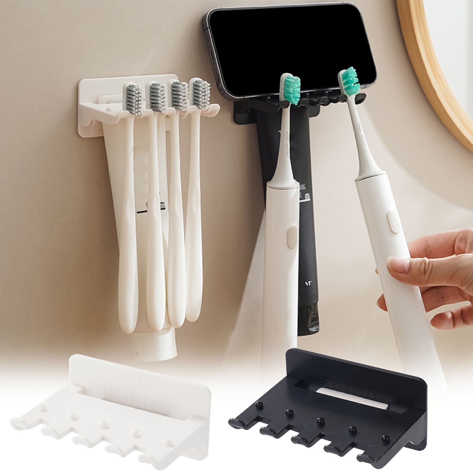 mtvxesu Wall Organization, Multi Functional, No Punching, Toothbrush ...