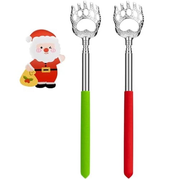 Back Scratcher Bear Claw Telescopic Back Scalp Scratchers Massager with Soft Rubber Handles Portable Hand Massage Tool Both Human and Pets
