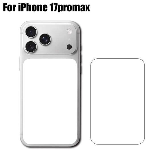 Back Screen Protector Film for iPhone 17 Pro, 17 Pro Max