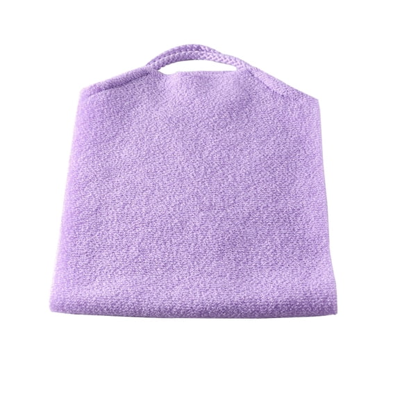 Back Scrubber for Shower,Exfoliating Towel,Stretchable Exfoliating Back With Handles Neck Back Bath Wash Towel Shower Washcloth Strap,Stretchable Exfoliating Towel(Purple 16-14in 1pc)