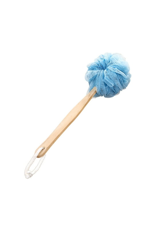 Back Scrubber for Shower, Loofah Long Handle Bath Body Brush, Soft Nylon Mesh Sponge On a Stick for Shower Men Women Kids Elderly, Exfoliating Scrub Cleaning Luffa for All Kinds of Skin,43cm