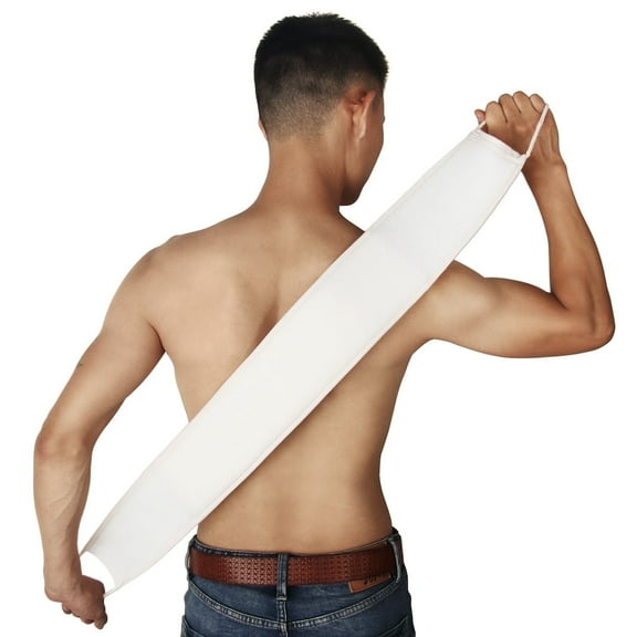 Back Scrubber Strap for Shower, Exfoliating Cloth Back Washer, Long Exfoliating Band 4 x 28 Inches