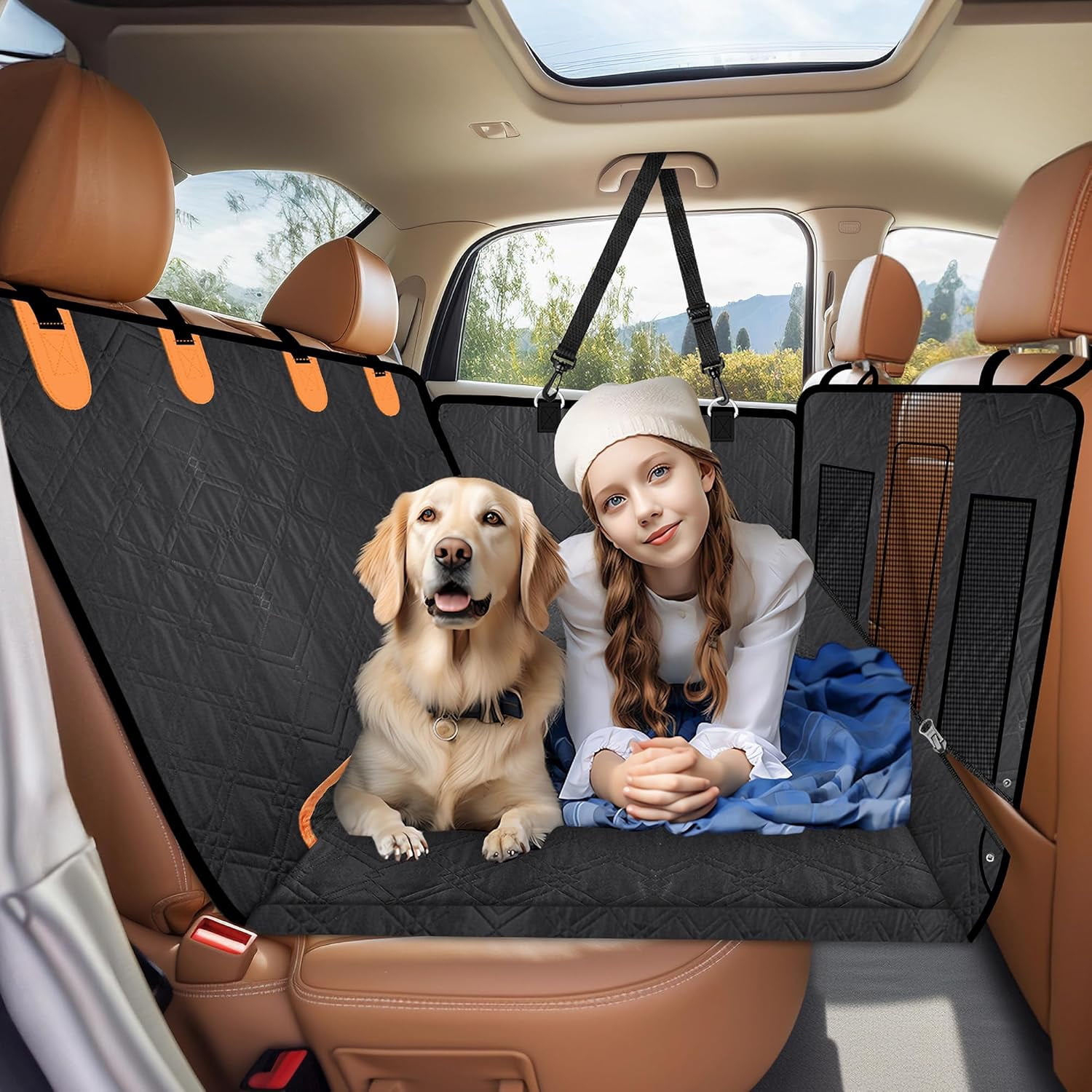 Dog Car Cover Seat Dog Car Cover Seat