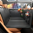 thumbnail image 1 of Back Seat Extender for Dogs, PU Leather Dog Car Seat Cover for Back Seat with Hard Bottom, 100% Waterproof, Scratch Proof and Anti Slip Dog Hammock for Cars and SUVs, Holds 400 lbs, 1 of 14