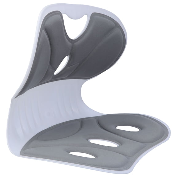 Back Seat Pad Sitting Pose Corrector Cushion For Office Desk Home Chair Use Gray
