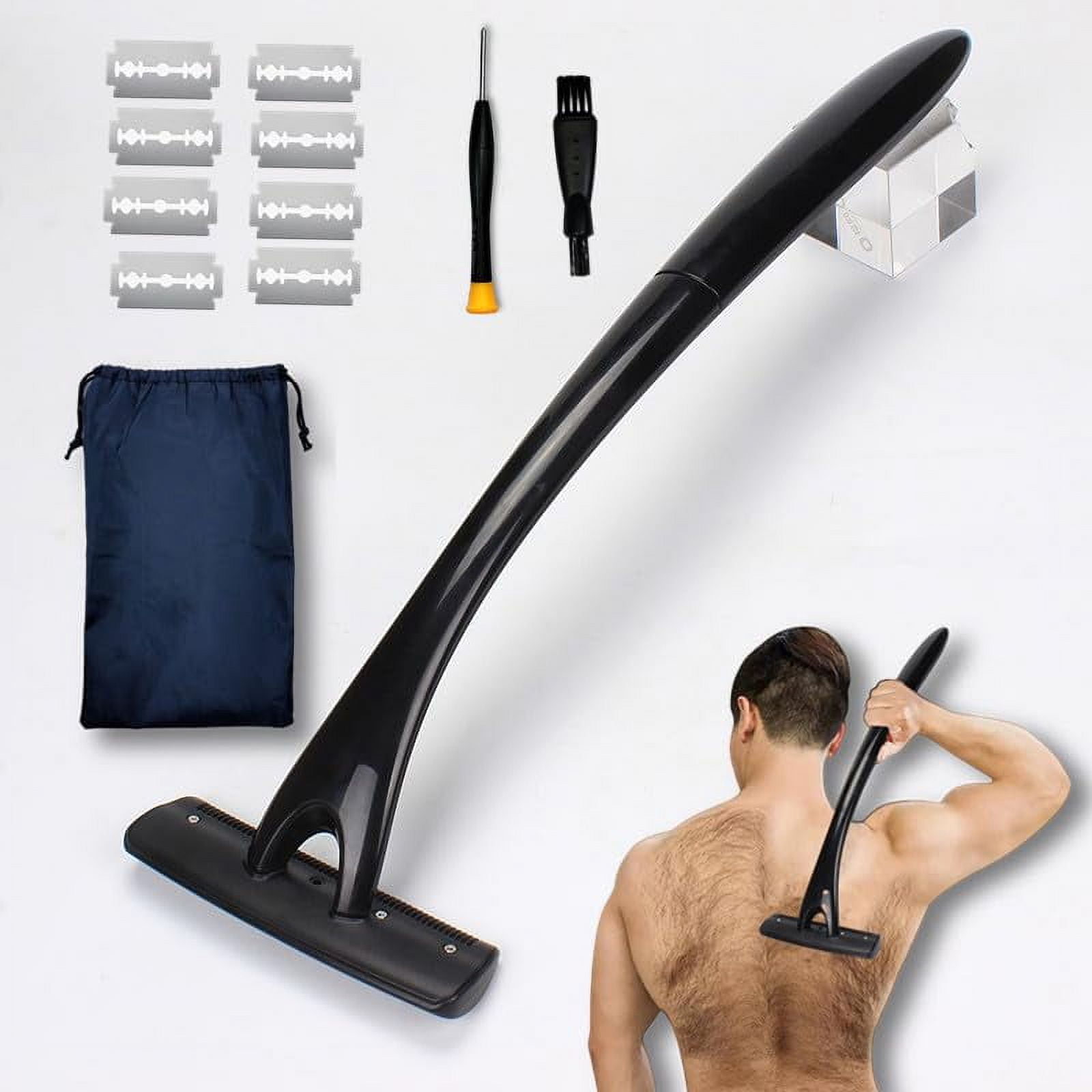 Back Shaver For Menlong Handle Back Hair Shaversback Hair Removal And Body Shaver Diy Shave 5973