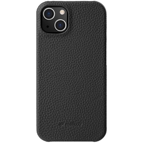 Back Snap Series Lai Chee Pattern Premium Leather Snap Cover Case for Apple iPhone 15 Pro Max Black Lai Chee Pattern