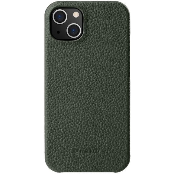 Back Snap Series Lai Chee Pattern Premium Leather Snap Cover Case for Apple iPhone 16 Green Lai Chee Pattern
